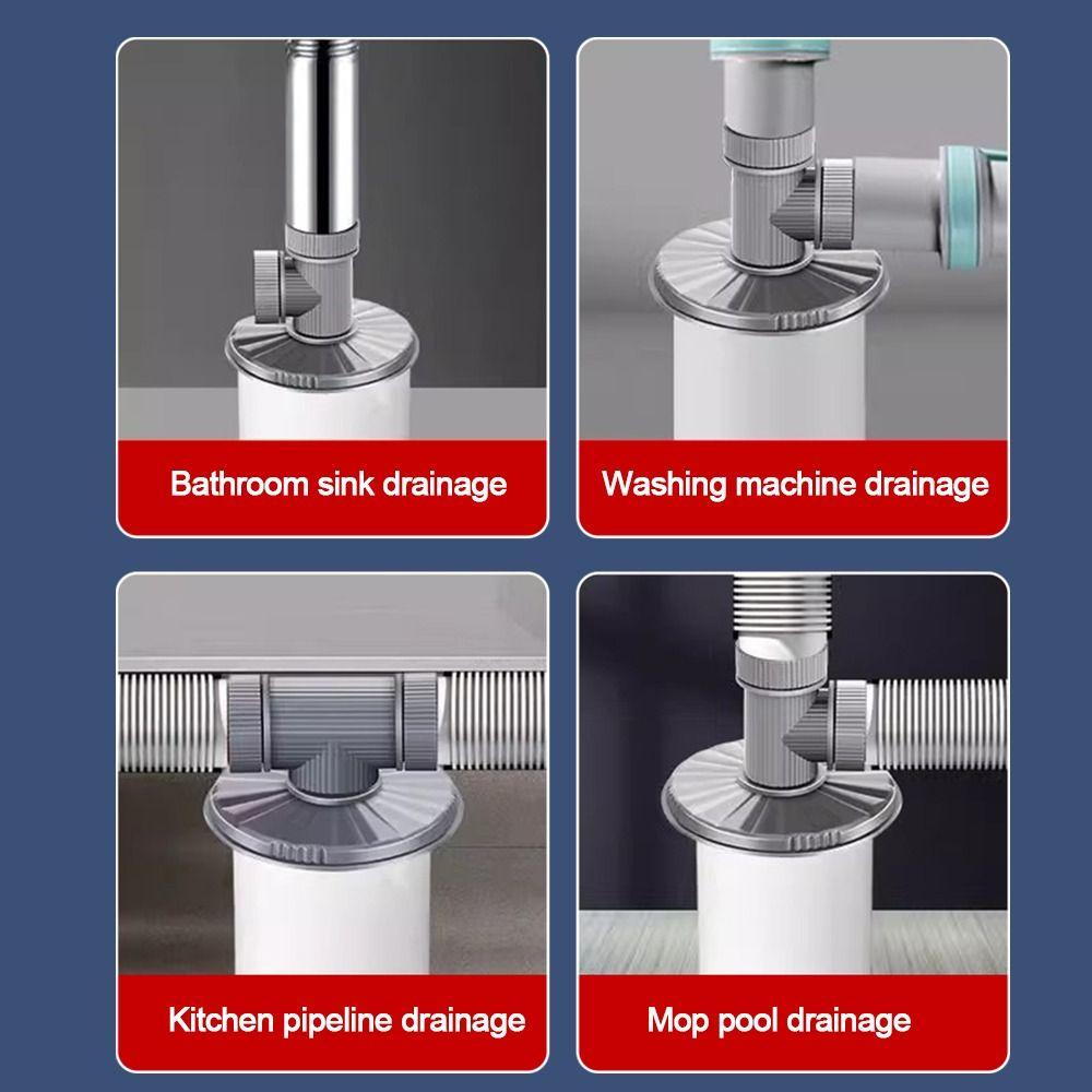 Snap Joint Washing Machine Floor Drain Cover Insect Prevention Anti-Overflow Pipe Connector Anti-odor Sealing Ring Hardware