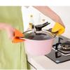 new 2pcs Kitchen Non-slip Insulation Glove Microwave Oven Pot Holder Oven Pinch Grip Silica Gel Insulati Home Kitchen Tools
