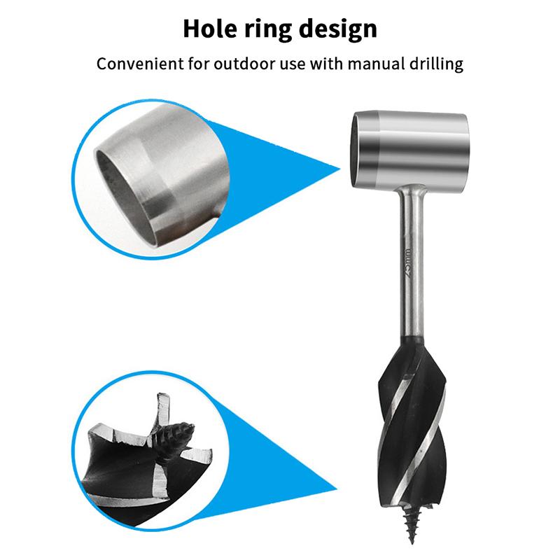 Four Blade Support Drill Bits Outdoor Carpenter Drill Bits For Camping Survival Tools Drilling Holes Chopping Wood Accessories