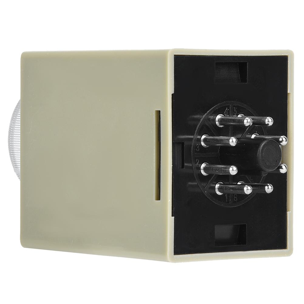 AH3 3 Timer Relay Electronic Type Adjustable Release Delay Timing Relay 8 Pins 60Min(220V)