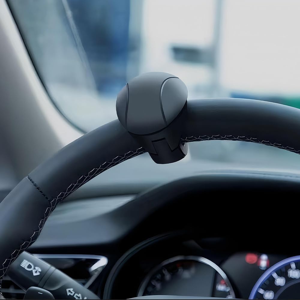 Steering Wheel Spinner, Large Truck Spinner Handle, 360 Degree Rotation, Car Steering Wheel Knob,