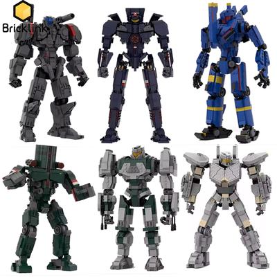 Bricklink MOC Pacifics Mecha Film Techniczny Robot Zestawy Figurki Akcji Mechaniczny Wojownik Kreatywne Klocki Zabawki dla Dzieci Prezent