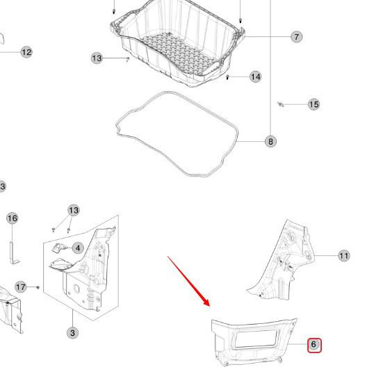 1510098-S0-A/1522163-S0-A passen für die Luftauslässe im hinteren Kotflügel des Tesla Model Y.