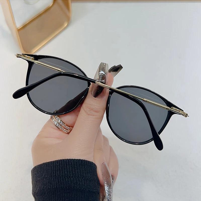 New Round Vintage Sunglasses Women Retro Luxury Brand Designer Sun Glasses For Women's Sunglass  Shades UV