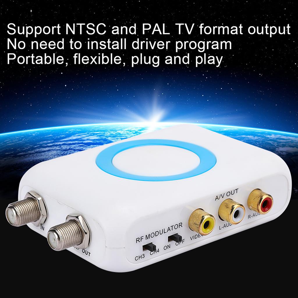 HDM66 ABS Professional Portable Flexible PAL NTSC Format Output High Definition RF Video HD Modulator