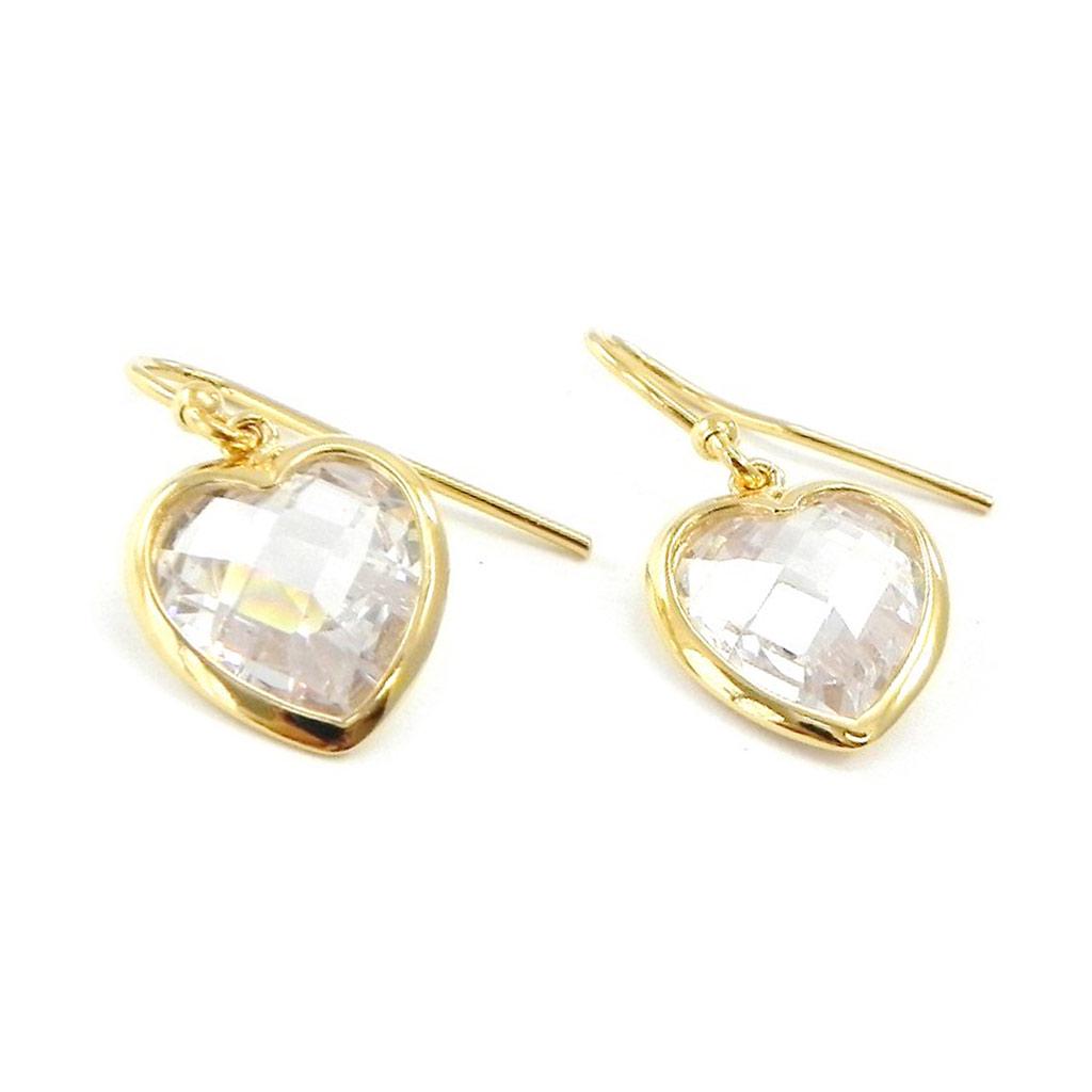 Les Trésors De Lily [F6265] - White Gold Plated 'Linda' Earrings