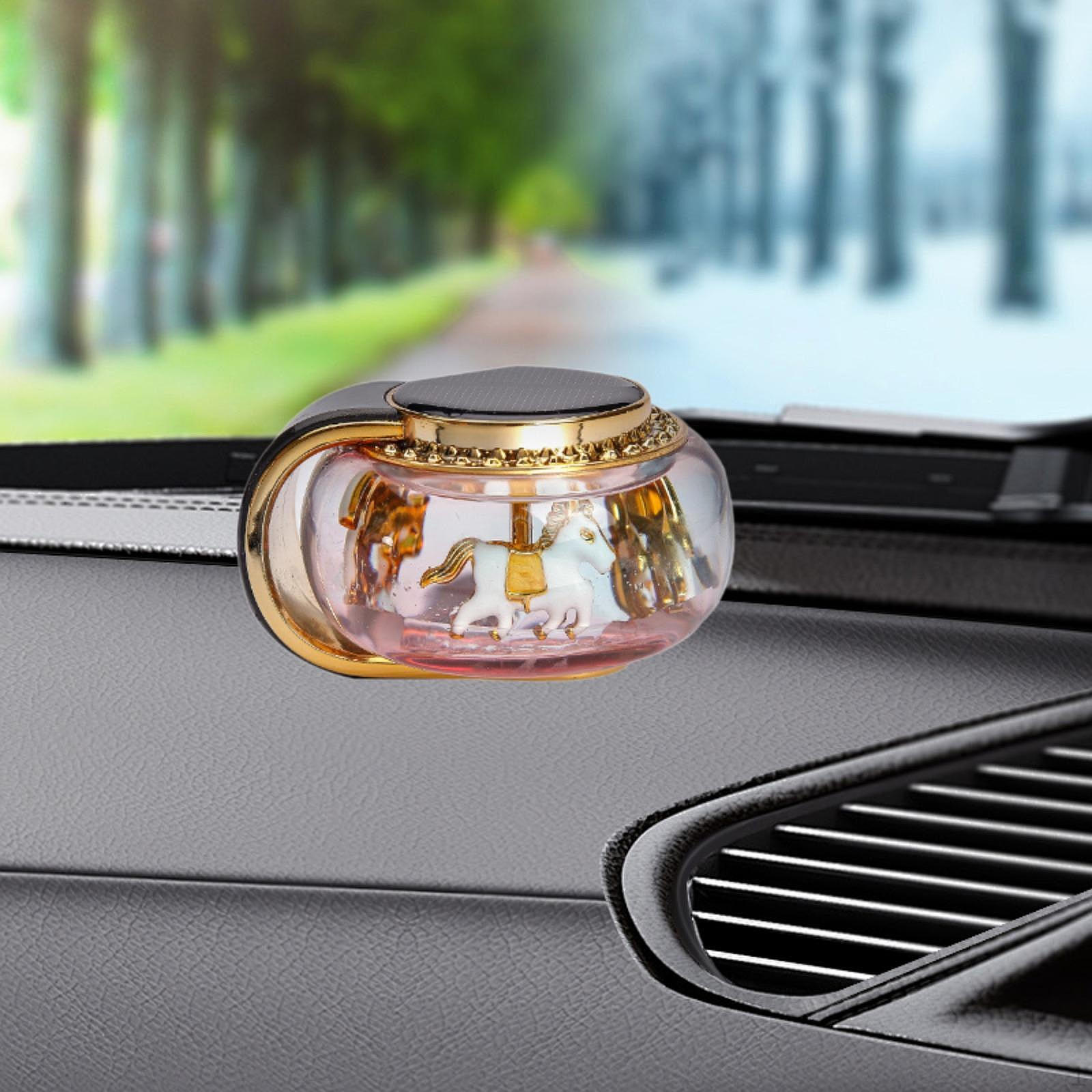 

Автомобільна карусель Ароматичний дифузор Ароматичні аксесуари Декорація, Сонячна енергія Орнамент, для after rain scent