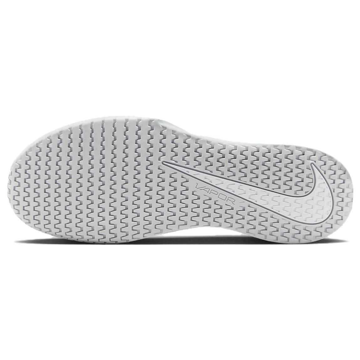 NikeCourt Vapor Lite 2 HC White Metallic Silver Женские кроссовки Pure-Platinum — фото 6