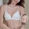 Zhangyou Women's Seamless Front-Buckle Sports Bra for Small Chests - Anti-Sagging, Gathered Design, Minimized Look for Larger Chests
