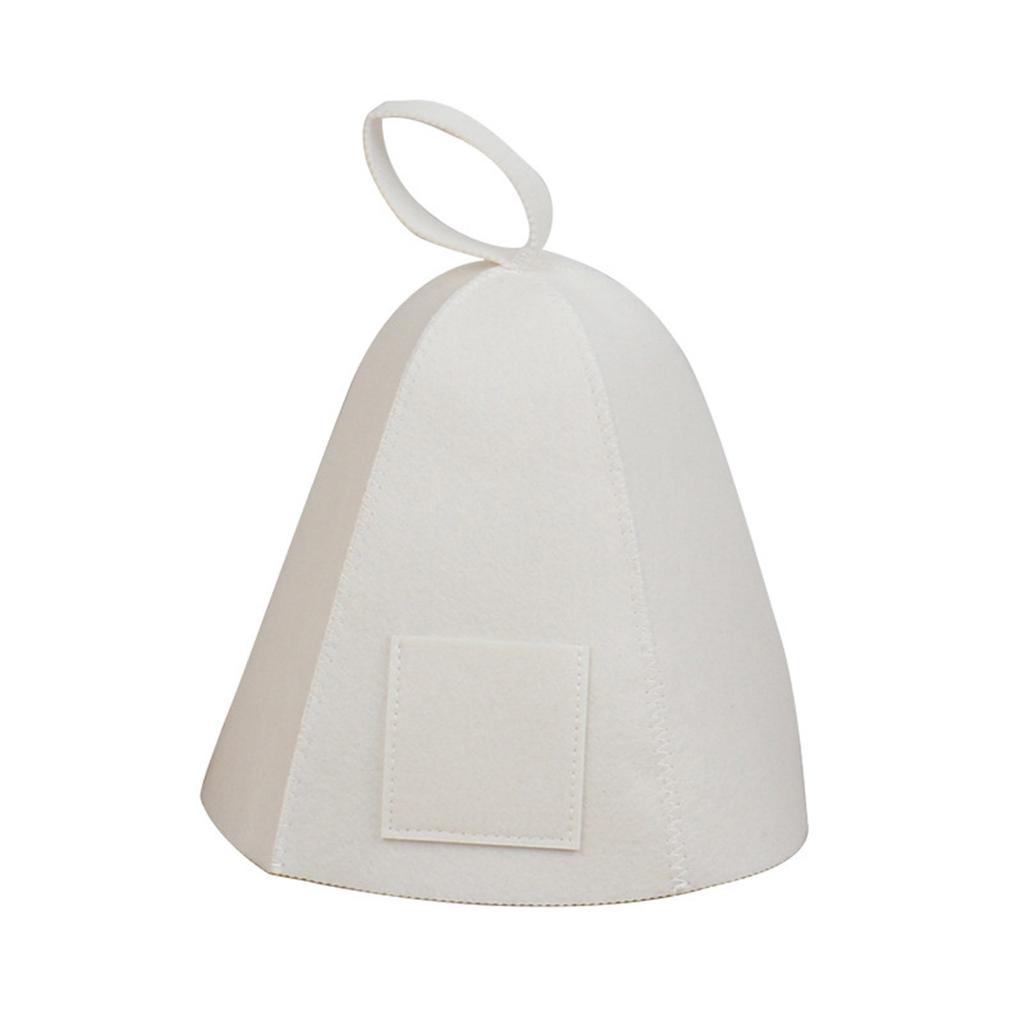 Hőálló szauna sapka, vastag gyapjúfilc zuhanysapka, haj turbán, gyorsan törölközőszárító törölköző sapkák, szauna fürdőszobai kiegészítők