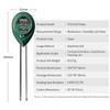 Cost-Effective 3-in-1 PH/Moist/Sunlight Dual-rod Soil Tester for Home Use Agriculture Farming