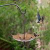 Hanging Bird Feeder Tray Bird Bath For Outdoors, Umbrella Shaped Wild Bird Feeders Tray For Bird Bath, Feeder For Outside, Metal Tray And Water
