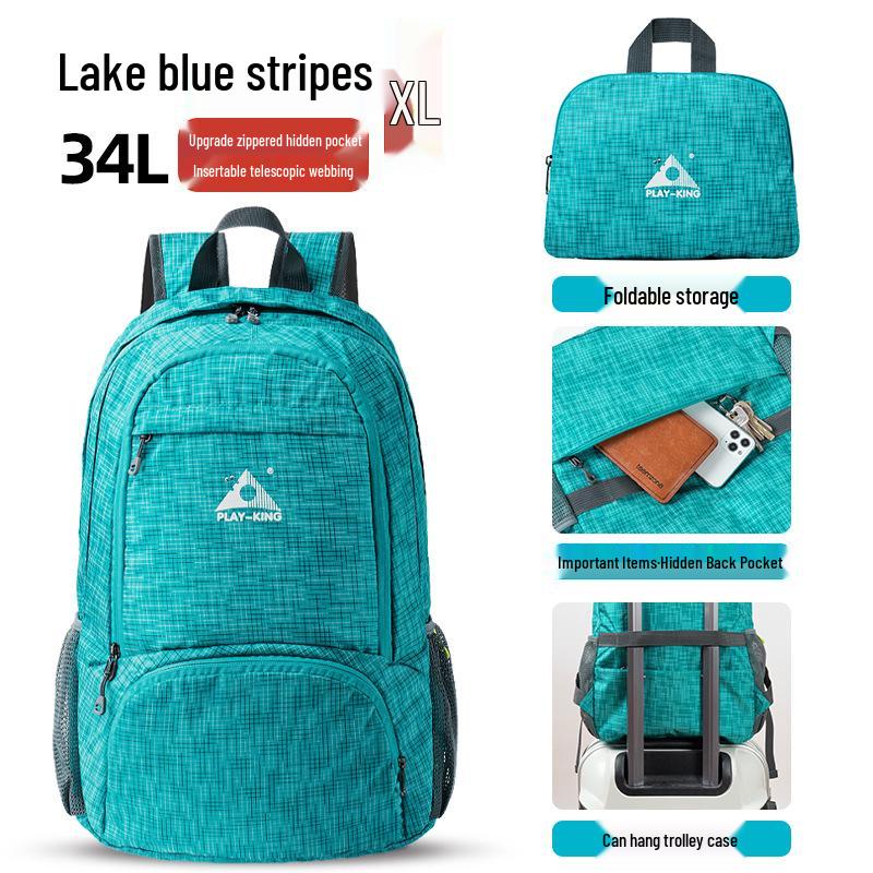 Lightweight Foldable Outdoor Backpack for Travel, Sports, Hiking, and Camping