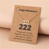 European Style 777 Angel Number Stainless Steel Necklace - Luxury Design Women's Clavicle Chain