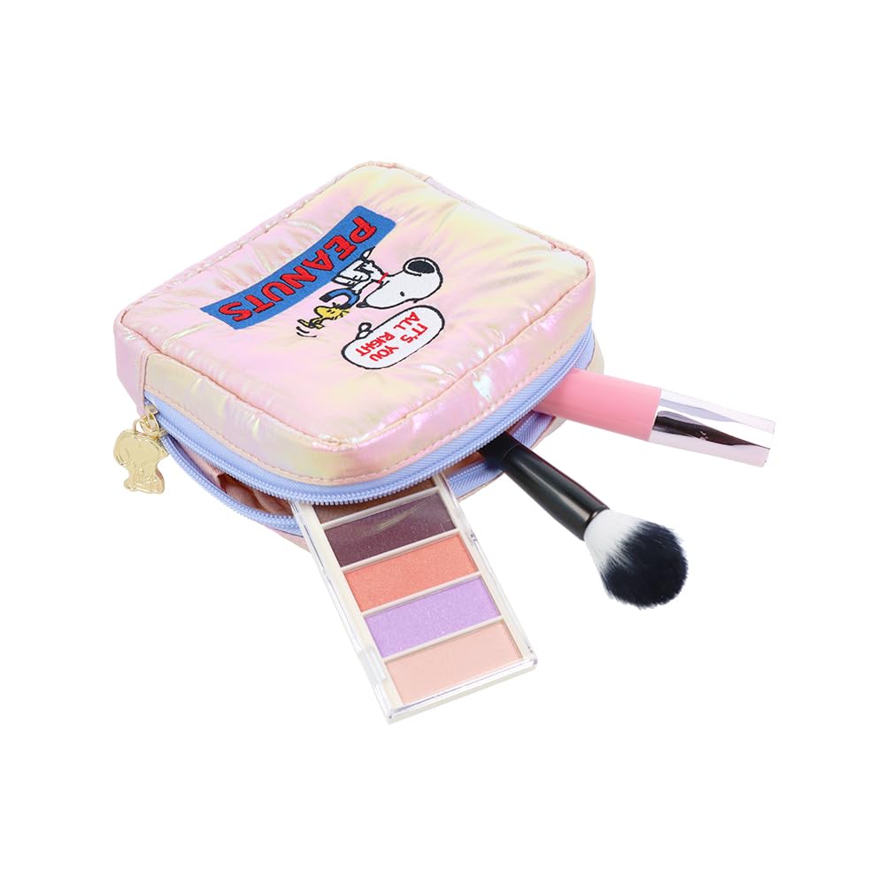 Stationery Snoopy Square PEANUTS Petit S2333511 Sun-Star Pouch, Collection, Pink,