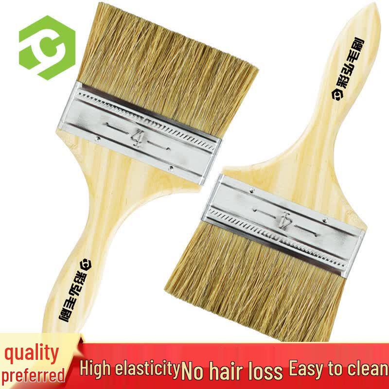4-inch Hog Bristle Paint Brush Set (2-pack)