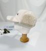 Unisex Basic Daily New York Wool Earflap Ball Cap