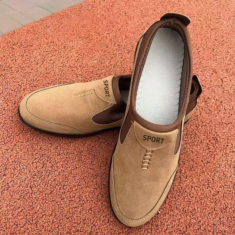 2025 Men's One-Step Casual Bean Shoes: Stylish and Comfortable Driving Shoes for Fashionable Dads