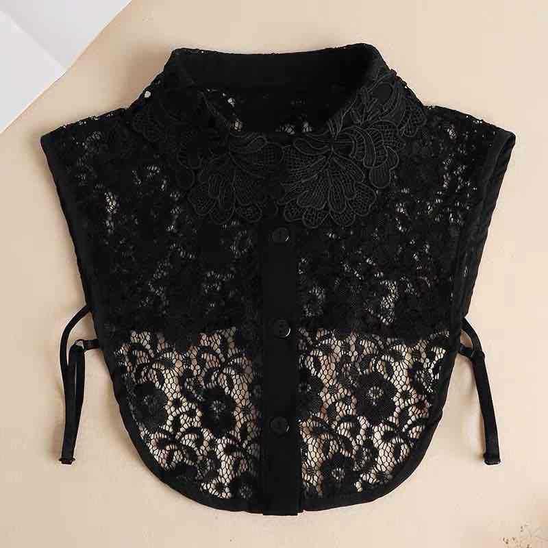 

Кружевной воротник-подделка, классическая мода, съемные воротники-подделки, искусственная полусорочка для женщин, девушек, дамских платьев, блузок, свитеров