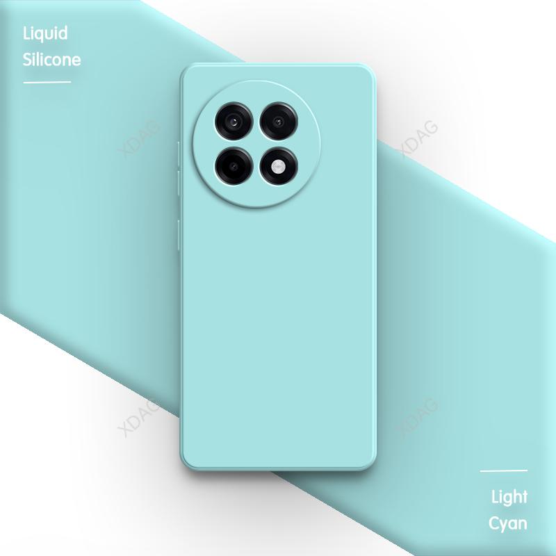 High Qualtiy Phone Case for OnePlus Ace 5 Ace5 Pro Ultra Racing 5Pro 5G Liquid Silicone Square Internal Flocking Soft Back Cover