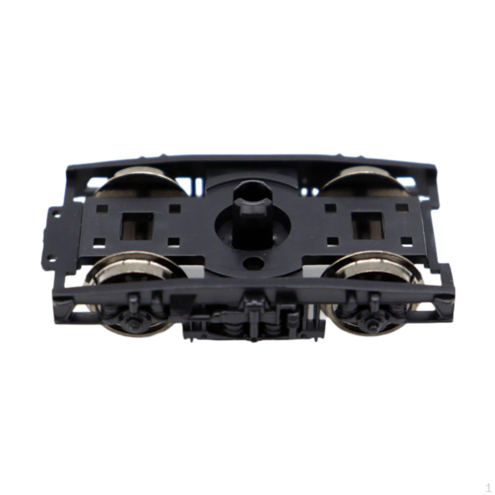 HO Scale 1:87 Roller Bearing Truck Simulation Bogie Railway Accessories Alloy Wheels 1/87 Model