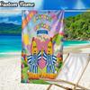 Custom Name Bananas Pyjamas Beach Towel - Soft, Ultra-Absorbent Microfiber, Lightweight, Perfect for Beach, Parties, Travel, Camping