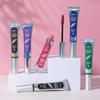 Colored Mascara Set Thick Waterproof Long Curling Mascara Halloween Stage Makeup Silk Fiber Mascara