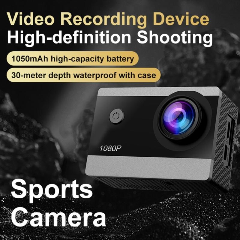 Underwater Action Camera For Water Sports Enthusiasts With 30M Waterproof Capability High Resolution 1080P