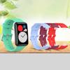 Náhrada 1 setu náramku s měkkým nastavitelným silikonovým náramkem pro hodinky Huawei Watch Fit (TIA-B09/TIA-B19)