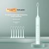 Unisex dobíjecí ultrazvukový elektrický zubní kartáček s měkkými štětinami pro domácnost i cestování
