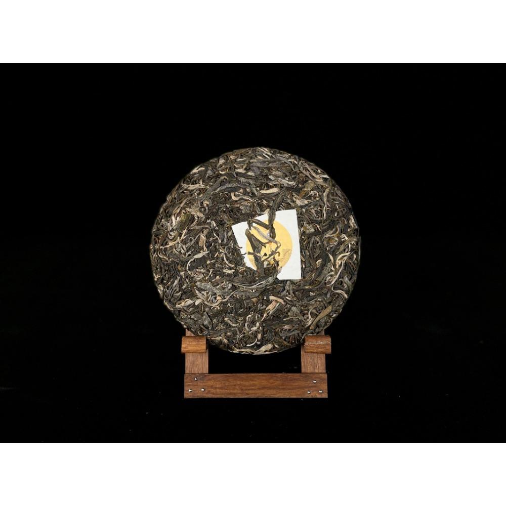 357g Yunnan Pu'er Raw Tea Cake Baiying Mountain Ancient Pure Material Raw Tea