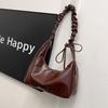 Bag with Korean Minimalist Style, 2026 New Single Shoulder Crossbody Bag, Fashiable Pleated Cloud Underarm Bags
