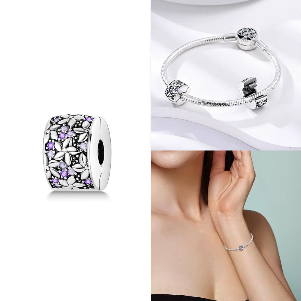 Copper Original Zircon Star Moon Heart Butterfly Pet Cat Paws Charms Beads Fit Bracelet Jewelry Women Diy Anniversary Gift