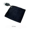 Cotton Golf Ball Cleaning Towel with Retractable Cleaner Square Towel Golf Towel  Golfer