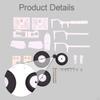 3 Sets Landing Gear Wheel Kit Model Airplane Accessories RC Spare Parts Nylon Shock Absorbing