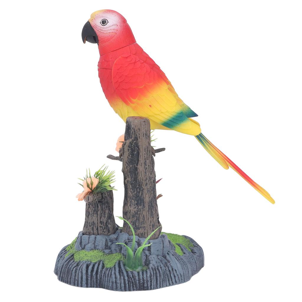 Operated Control Voice Parrot Chirping Singing Fluttering Simulation Parrot Toy for Adults Children