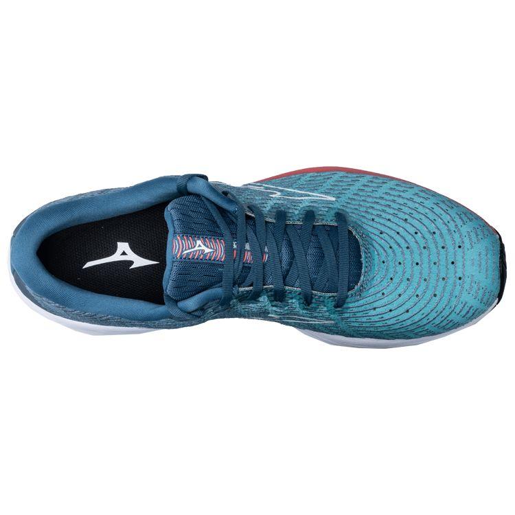 Mizuno Wave Rider 26 Cushioning Running Shoes Men Sneakers Blue Red J1GC227551