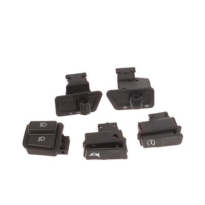 5Pcs/Set Motorcycle Head Light Horn Dimmer Turn Starter Single Switch Button For Scooter Atv Moped Electric Scooter Parts