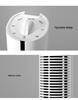 Womu Leafless Tower Fan - Remote-Controlled, Quiet, Oscillating, Vertical Home Fan with Timer for Room or Dormitory Use