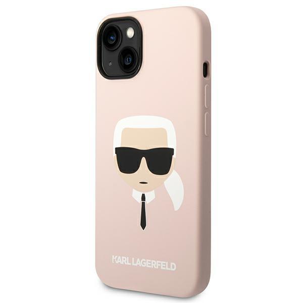 Etui do iPhone 14 Plus Karl Lagerfeld MagSafe Jasnoróżowe
