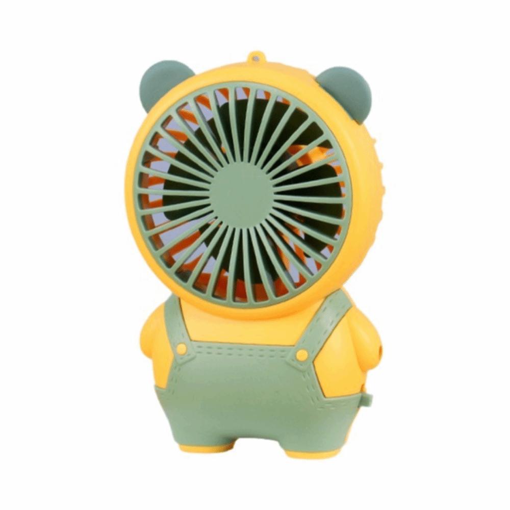 USB Rechargeable Desktop Mini Fan Portable Small Electric Fan Handheld Mini Fan  Home Use жёлтый
