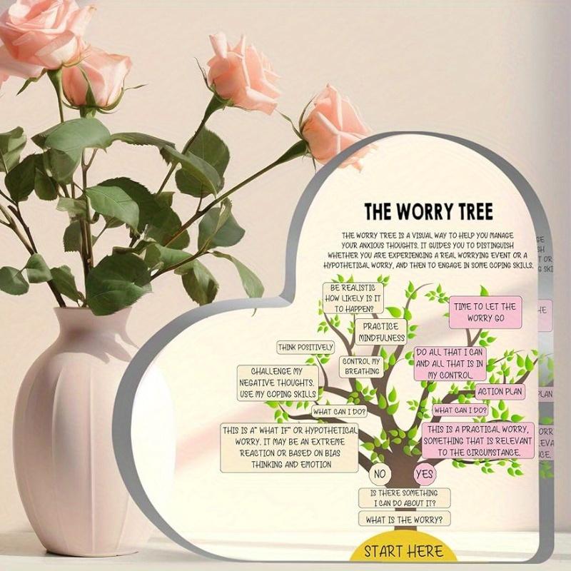 

Inspirational Acrylic Gift - Encouragement & Healing Words for Best Friends & Colleagues чистый