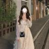 Retro Forest Long-Sleeve Dress: Age-Reducing, Waist-Slimming, Autumn 2024 Collection