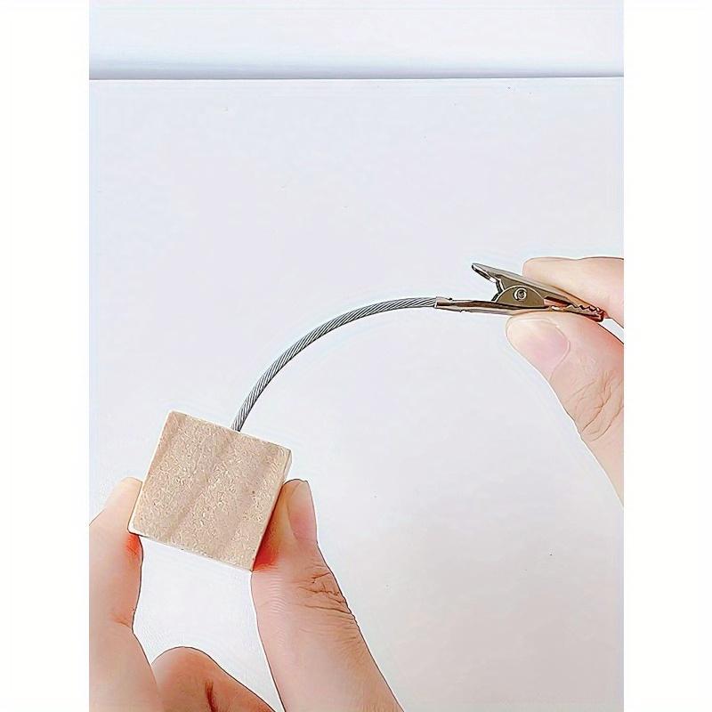 Retro Color Wood Memo Clip Table Wooden Display Stand Mini Holder For Notes Photo Card Desk Accessories Back To School