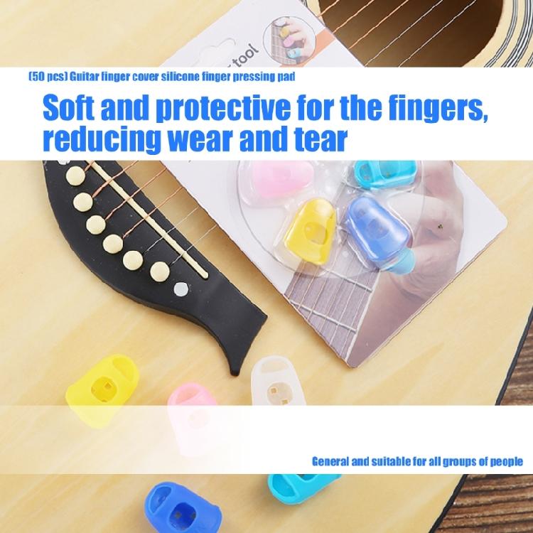 Portable Silicones Guitar Finger Guards For Left Hand Ensuring Easy Carry And Comfortable Elastic Fit During Outdoor Performances And Rehearsals