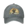 Punk Unisex Cotton Sleeping Golden Retriever Baseball Cap Adult Animal Dog Bear Adjustable Dad Hat Women Men Hip Hop