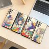C-Cartoon Illustration Phone Case For Samsung S25,S24,S21,S22,S23,S30,Ultra,S20,Plus,Fe,Soft Silicone Black Cover