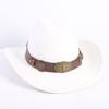 Popular European and American Fashion OL Style One-word Cowboy Hat Men's and Women's High-end Top Hat Jazz Hat Felt Hat
