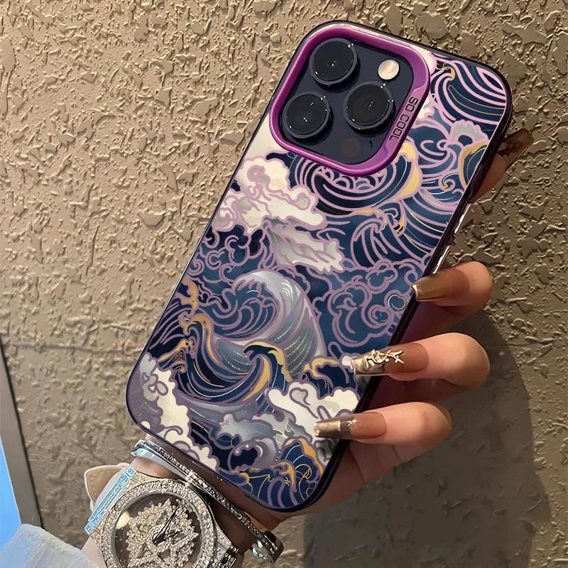

Ukiyo-e Ocean Waves Creative Phone Case For Xiaomi Redmi 15 15C 14C 12C 13 12 10 A1 A2 A3 A5 9T K60 K40 4G 5G Anti Fall Matte Redmi 15C 5G