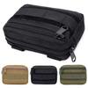 Doppelschichtige EDC-Tasche Herren Taktischer Molle-Hüftgurt Nylon Hüfttasche Bauchtasche Camping Jagdzubehör Utility-Tasche